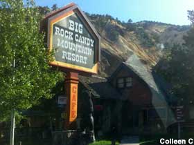 Big Rock Candy Mountain Resort sign.