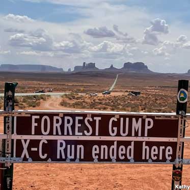 Forrest Gump sign, July 2021.