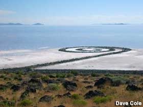 Spiral Jetty is 1,500 ft. long.