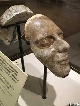 Joseph Smith death mask.