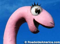 Dine-A-Ville Pink Dinosaur