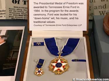 Presidential Medal of Freedom awarded to Bristol native Tennessee Ernie Ford.
