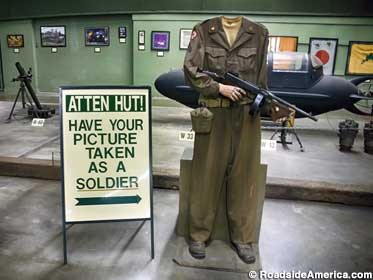 You are under strict orders to pose as a soldier.