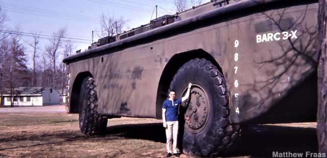 The BARC weighs 100 tons, with tires nine feet high.