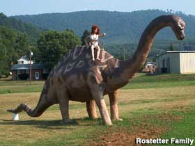 Raquel Welch on a dinosaur.