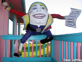 Humpty Dumpty at the diner.