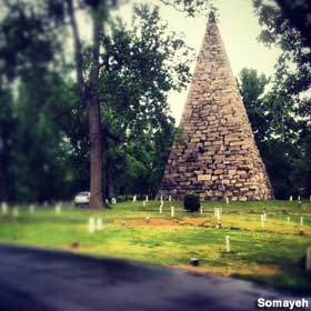 Confederate pyramid.