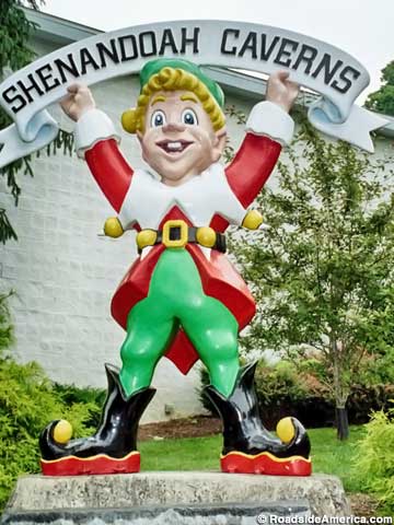 For many years this pixie mascot greeted visitors.