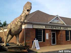Broadway Cafe dinosaur.