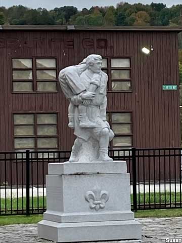 First Boy Scout Troop in America statue.