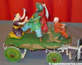 Circus wagon miniature.