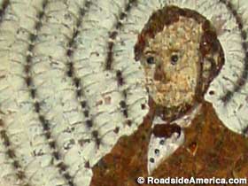 Abe Lincoln in bug parts.