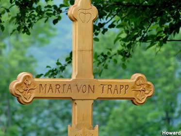 Maria Von Trapp grave.