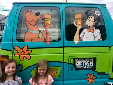 Scooby Doo van.