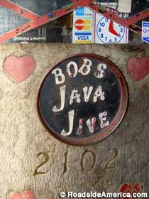 Bobs Java Jive sign.