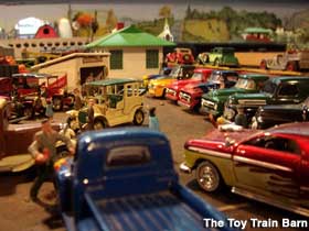 Toy Train Barn.