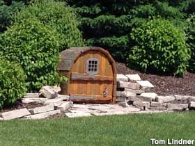 Tiny hobbit house.