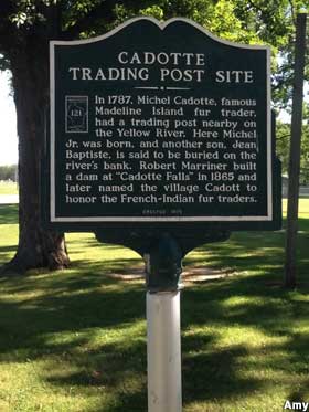 Trading Post historical marker.