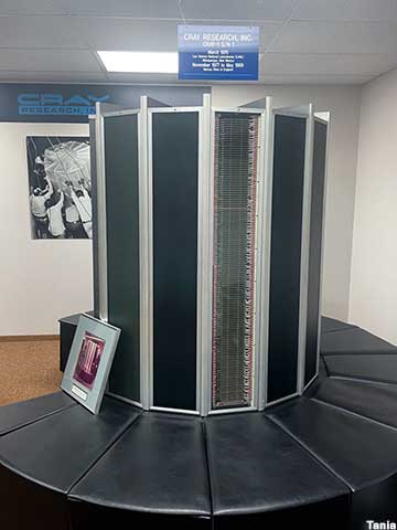 First Cray-1 Supercomputer.