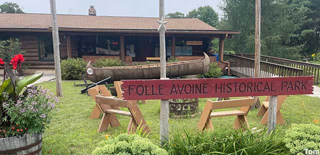 Forts Folle Avoine Historical Park.