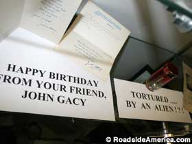 John Gacy personal cards.