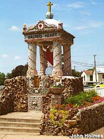 Sacred Heart section of the Grotto.