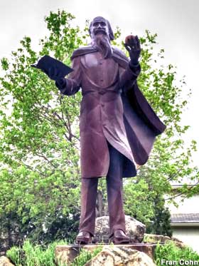 Rev. Van Slyke Statue.