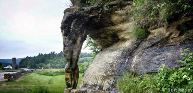 Elephant Trunk Rock.