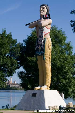 Statue of Hiawatha.