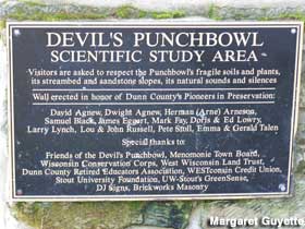 Devil's Punchbowl sign.