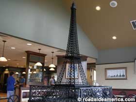 Eiffel Tower replica.