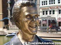 Statue of the Fonz.