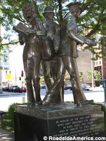 Statue of the Mail Carriers.