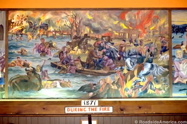 Great Fire mural.