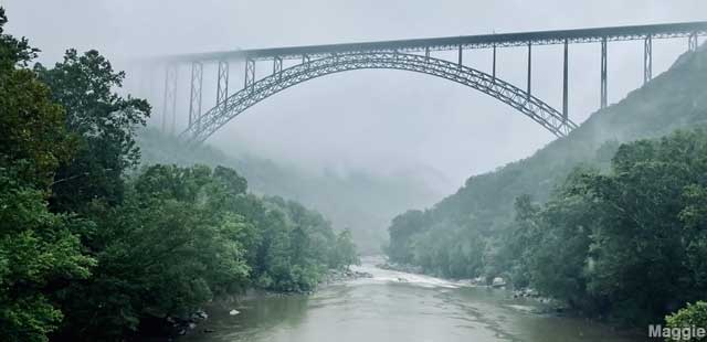America's Longest Single Arch Steel Span Bridge.