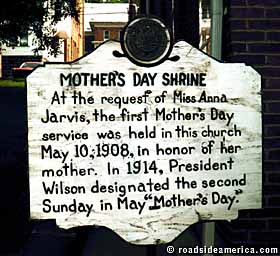 Mother's Day sign.