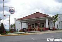 Vintage Esso filling station.