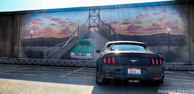 Bridge mural.