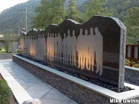 Mine disaster memorial.