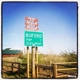 Buford sign.