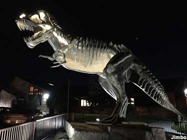 Life-Size T Rex lit from Within