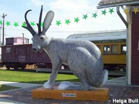 New Jackalope, shorn of its fur and saddle.