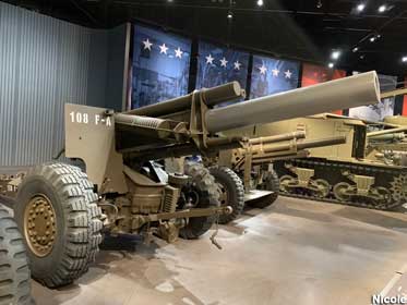 Field artillery: one of the many vehicles of war.
