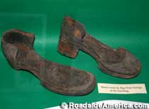 Shoes Big Nose George wore to his lynching.