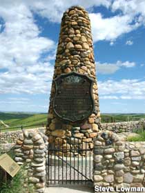 Fetterman Massacre monument.