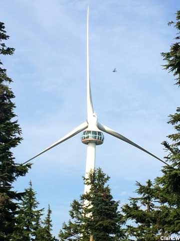Wind Turbine With Viewing Pod.