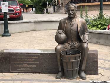Statue of the Inventor of Basketball.