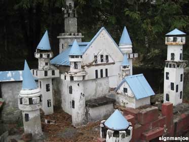 Miniature castle.