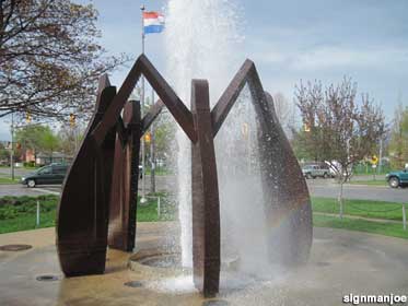 Dutch Liberation Fountain.