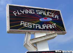 Flying Saucer sign.